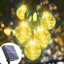 Solar String Lights Outdoor Globe Solar