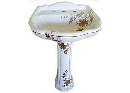 hand painted pedestal sinks for your