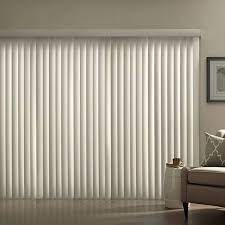 Hampton Bay Crown White Cordless Smooth Vertical Louvers 9 Pack 3 5 In W X 83 5 In L Actual Size 3 5 In W X 82 In L