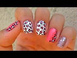 easy leopard print nail art you