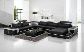 Perrault Leather Sectional With