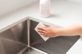 how to clean a stainless steel sink