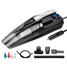 2020 Ax 6618 4 In 1 Car Handheld Vacuum Cleaner With Digital Tire Inflator Pump Pressure Gauge Led Light Vacuum Cleaner For Home Auto Car From Che9999 31 66 Dhgate Com
