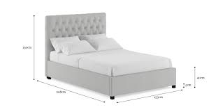 emily double gaslift bed frame