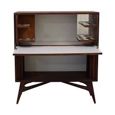 Choose traditional, modern designs or impressive executive desks. 65 Off Mid Century Modern Secretary Tables
