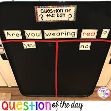 Question Of The Day Pocket Of Preschool