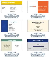 Microsoft Office Business Card Templates For Present Word