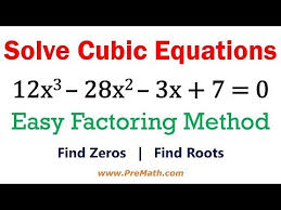 If a given cubic polynomial has rational coefficients and a rational root, it can be found using the rational root theorem. Cubic Polynomial Equation Zonealarm Results