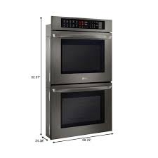 Double Electric Wall Oven Self Cleaning