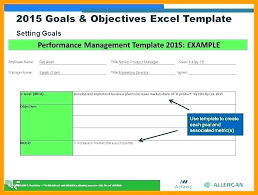 Goals Template Excel And Objectives Life Goal Setting Smart