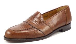Magnanni Mens Shoes Size 8 5 Raul Lizard Skin Loafers 8863