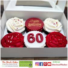 60th birthday cupcakes picture of the