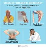 What are symptoms of low vitamin D?