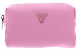 guess makeup bag top zip beauty bag