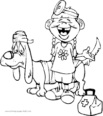 Coloring pages for doctor are available below. Doctor Coloring Pages