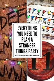 Party Ideas – Stranger Things | Stranger things halloween party ...