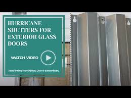 Hurricane Shutters For Glass Front