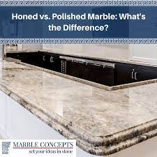 honed vs polished marble what s the