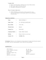 Resume Builder Examples Of Different Types Resumes Efficient Type