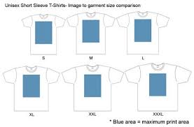 Unisex Short Sleeve Image To Shirt Size Comparison Chart