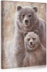 Vintage Bear Decor Wall Art Mama Bear