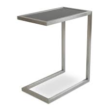 alfa glass top end table by sohoconcept