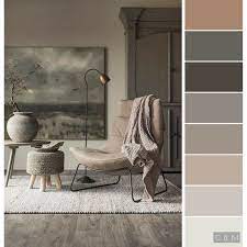 soft neutral color palette olive grey
