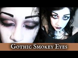 smokey gothic eye tutorial black