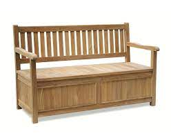 Windsor Teak 5ft Garden Storage Bench