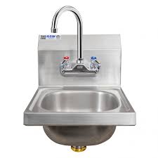 Stainless Steel Wall Mount Hand Sink W