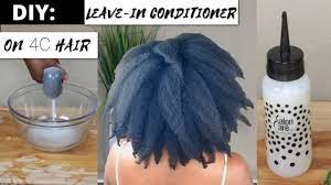 diy leave in conditioner for 4c hair