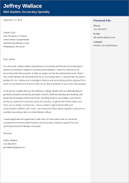 accounting cover letter exles