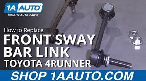 how to replace front sway bar link 02