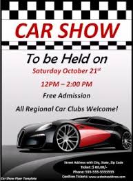 15 Car Show Flyers High On Adrenaline Demplates