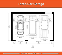 As we've mentioned, most garages stand between seven and eight feet tall. Standard Garage Dimensions For 1 2 3 And 4 Car Garages Diagrams Home Stratosphere