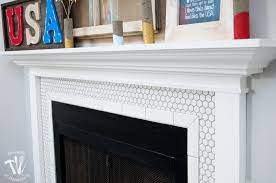Vintage Inspired Farmhouse Fireplace