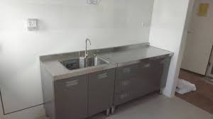 modular stainless steel kitchen cabinet