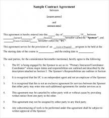 Template Contract Agreement Between Two Companies Download Free 4