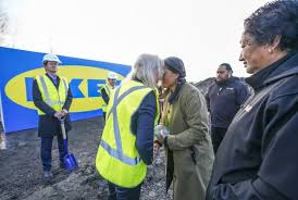 construction begins on first ikea