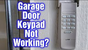 broken garage door keypad repair