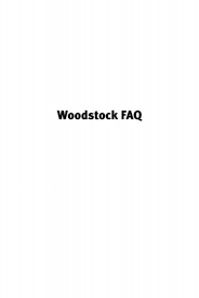woodstock faq