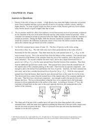 Chapter 10 Fluids Answers To Questions