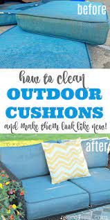 how to clean outdoor cushions and save
