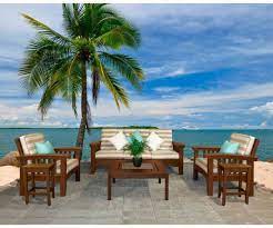 Cypress Wood Mission Patio Set From