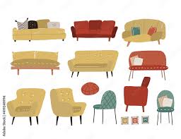 ottoman many types of armchairs sofas
