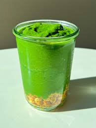 glowing green protein smoothie laura