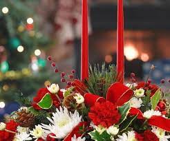 festive table decoration ideas with flowers