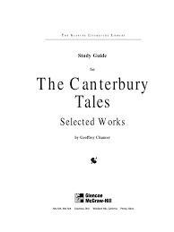 the canterbury tales study guide pdf the canterbury tales the the canterbury tales study guide pdf the canterbury tales the decameron