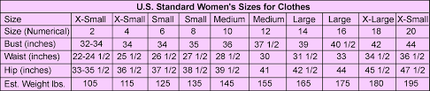 us women s pants size chart flash s