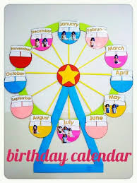 Birthday Chart Carninal Theme Birthday Chart Classroom